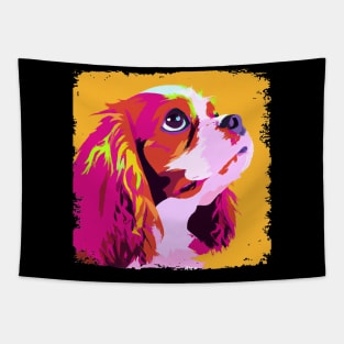 Cavalier King Charles Spaniel Pop Art - Dog Lover Gifts Tapestry