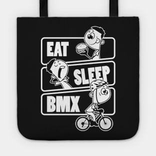 Eat Sleep BMX - Bicycle Cycle Bike Gift graphic Tote