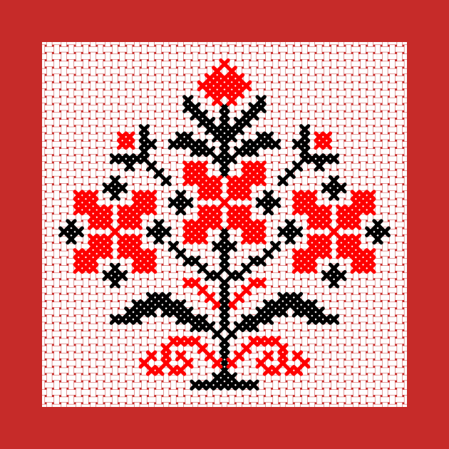 Copy of White and red Belarus ornament by kavalenkava