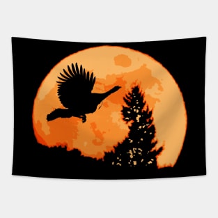 Flying Turkey Tapestry