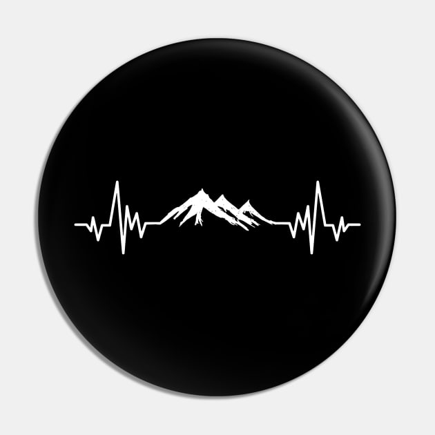 Heart Beats For The Mountains Pin by Marcell Autry