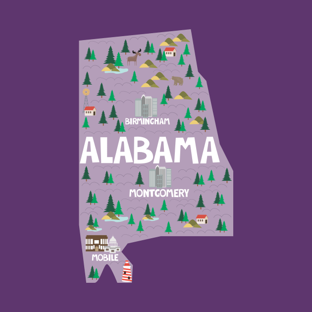 Alabama USA by JunkyDotCom