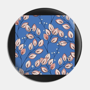 Spring Pattern with Floral Motifs Pin