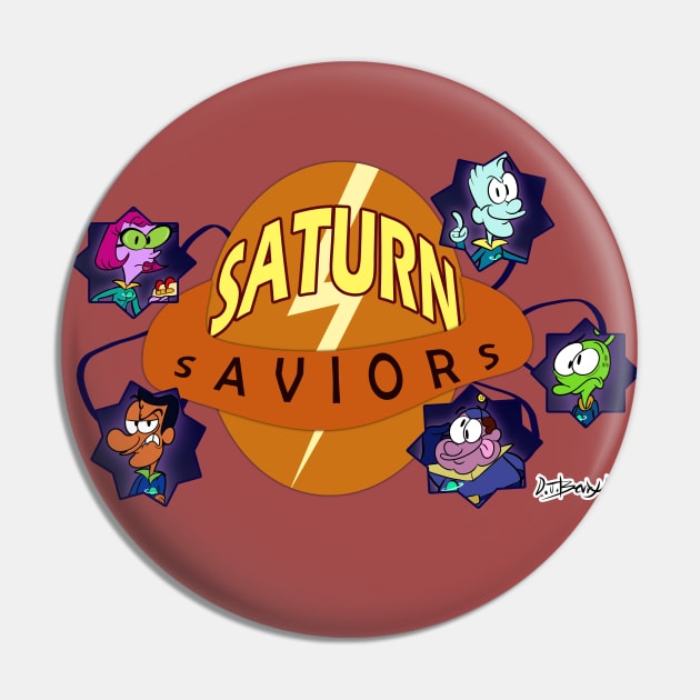 Saturn Saviors Pin by D.J. Berry