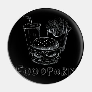 Foodporn Burger Menu Pin