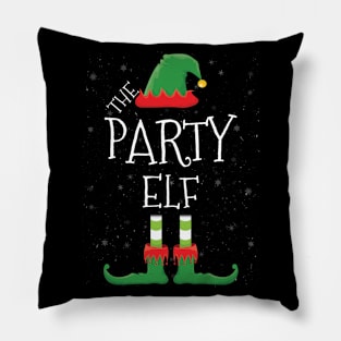 PARTY Elf Family Matching Christmas Group Funny Gift Pillow