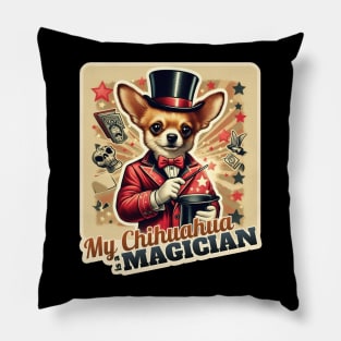 Magician Chihuahua Pillow
