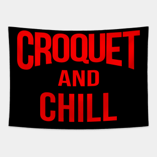 Croquet and Chill Tapestry