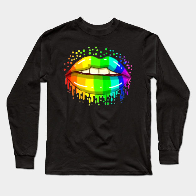 Lgbt Rainbow Lip Gay Pride Lgbt Shirts For Mens Womens Gift Lgbt