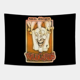 San Diego Wildcards Basketball Tapestry