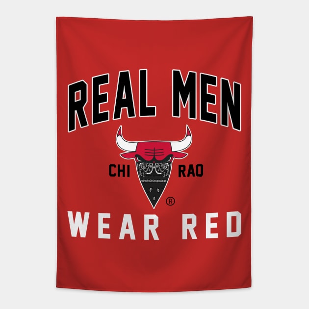 REAL MAN WEAR RED Tapestry by undergroundART