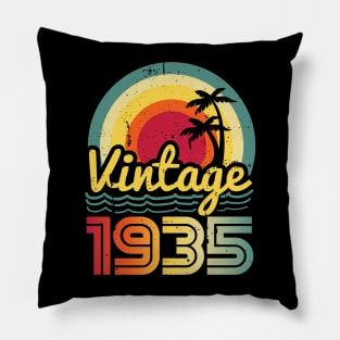 Vintage 1935 Made in 1935 88th birthday 88 years old Gift Pillow