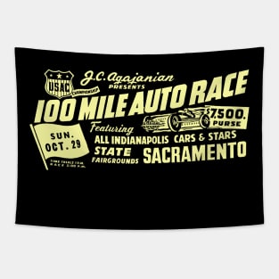 Sacramento Fairgrounds Race Tapestry