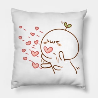 Cute Budding Pop Heart Attack Pillow