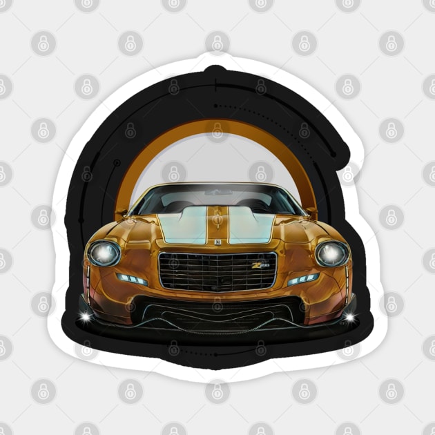 Abstract Custom Camaro Magnet by Wilcox PhotoArt