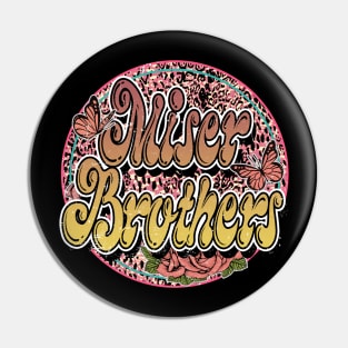 Graphic Proud Miser Name Flower Birthday 70s 80s 90s Vintage Styles Pin