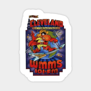 90s WMMS Cleveland Radio Station Magnet