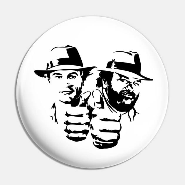 Bud Spencer and Terence Hill Pin by MokeyDesign