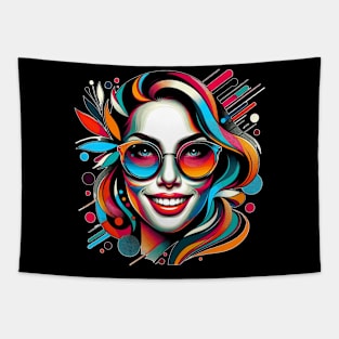 Volto Donna Trendy 2 | Trendy Woman Face 2 | Color Tapestry