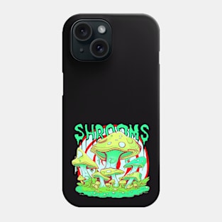 MAGIC MUSHROOMS #6 (TRIPPY NEON) Phone Case