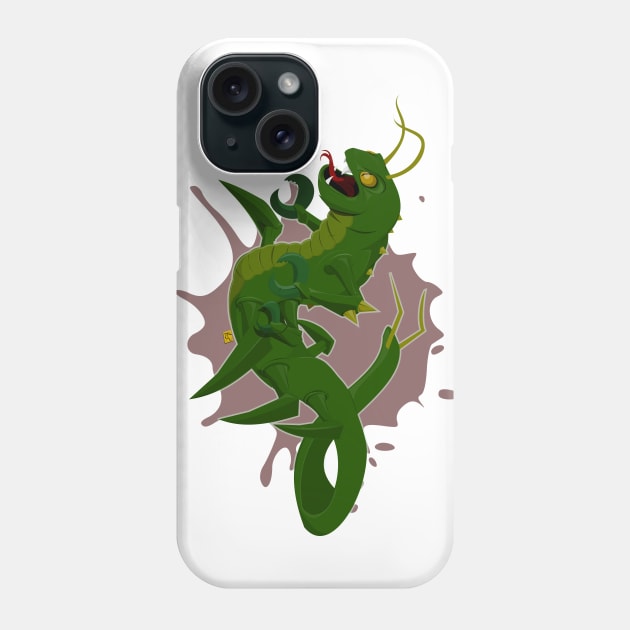 Angry Chilopoda Phone Case by vhzc