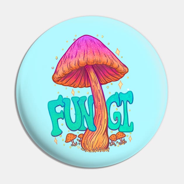 Funki Fungi Pin by INOGArt