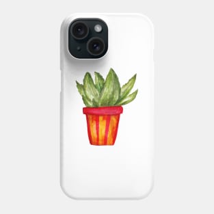 Watercolor cactus Phone Case