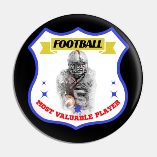 most valuable player football Pin