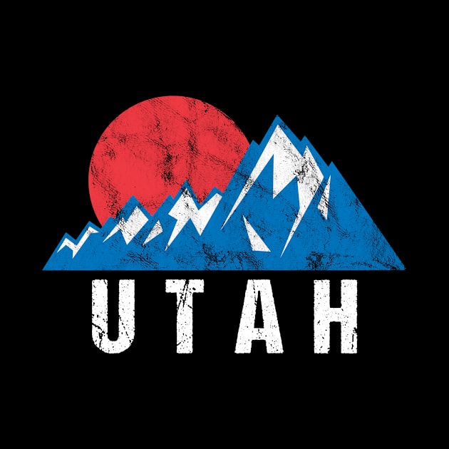 Retro Vintage Utah by JKFDesigns