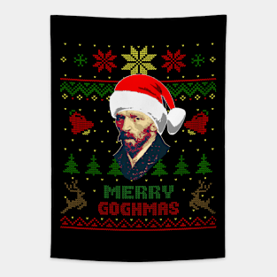 Vincent Van Gogh Funny Christmas Tapestry