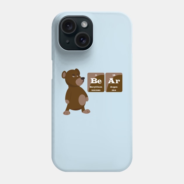 The bear science necessities Phone Case by Fun with Science