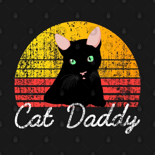 Cat Daddy Retro Vintage by UranusArts