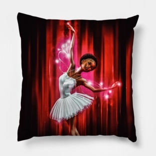 Toon black woman Pillow