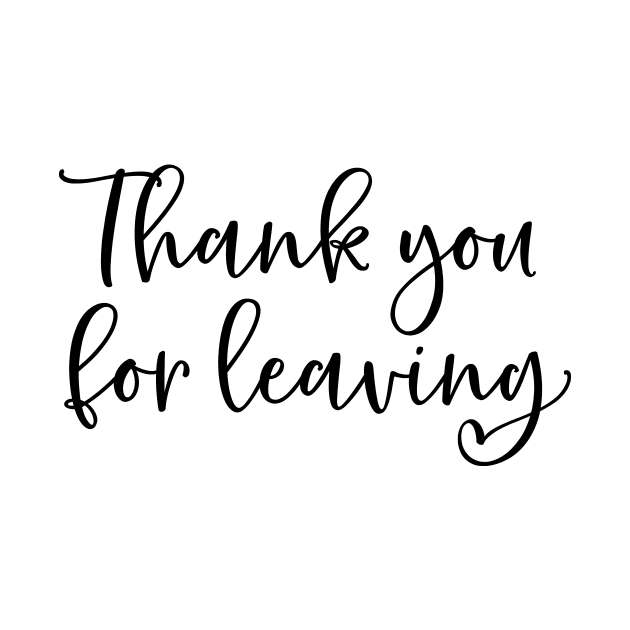 Thank you for leaving by NoonDesign