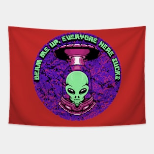 Beam Me Up Tapestry