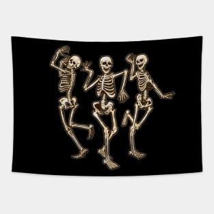 Skeletons Dance Tapestry