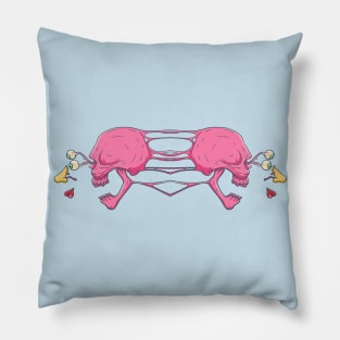 Skull Splash Pillow