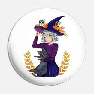 cute anime witch Pin