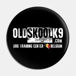 OldSkoolK9 Dog Training Center Pin