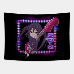 Yui's Guitar Serenade K-on! Melodic Journey Tee Tapestry