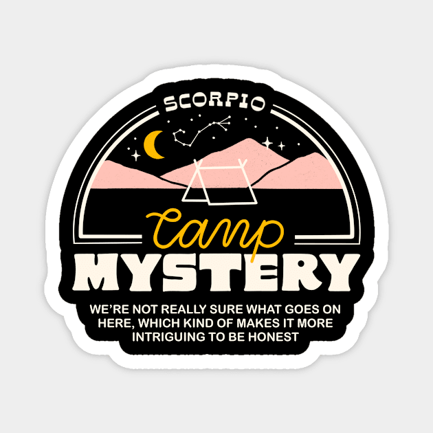 Scorpio Camp Mystery Magnet by Megan Roy