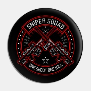 Sniper Squad Pin