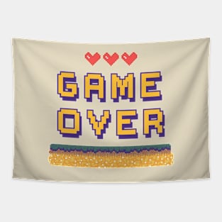 Game Over Retro Tapestry