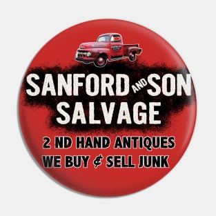 Sanford & Son Salvage Door Panel Sign Pin