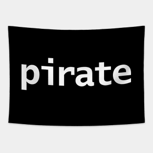 Pirate Funny Typography Tapestry