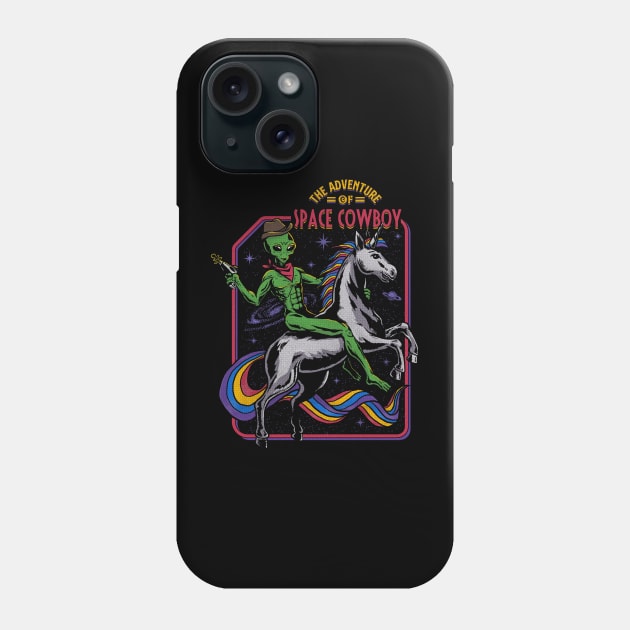 The Adventure Of Space Cowboy Phone Case by Astrovolution