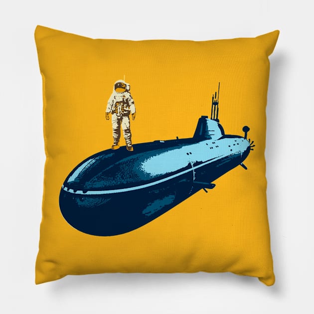 Migrate to the parallel world 01 Pillow by Tee Architect