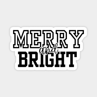 Merry and Bright Christmas Magnet