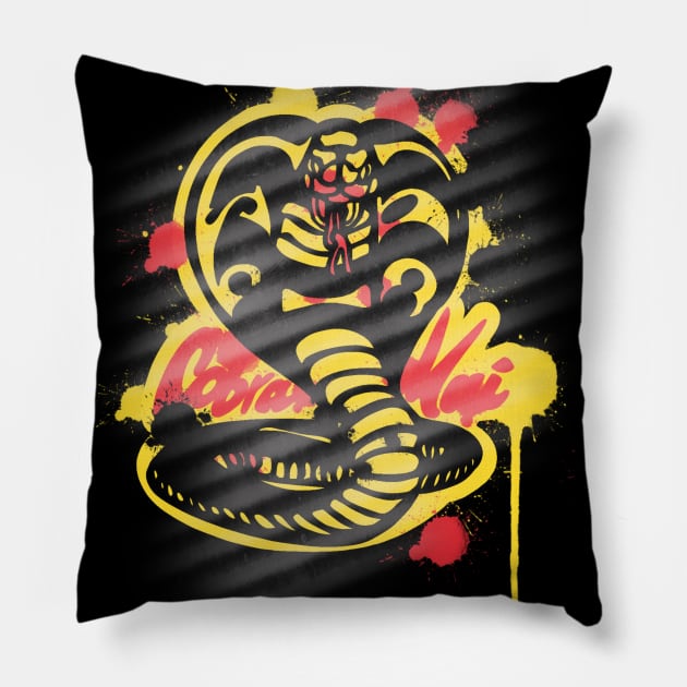 Cobra kai Pillow by MiniMao design