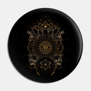 Sri Yantra | Sacred Geometry Pin